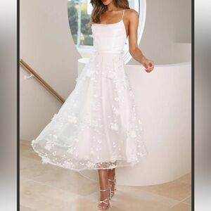 Dreamy Occasion White Dress